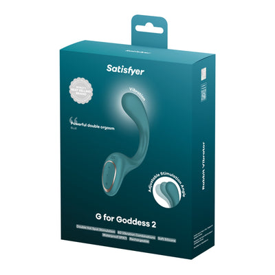 Вагинально-клиторальный вибратор Satisfyer G for Goddess 2 Wine Red, 2 мотора - фото 5