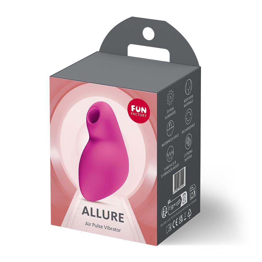 Вакуумный стимулятор с вибрацией Fun Factory Allure - превью 6