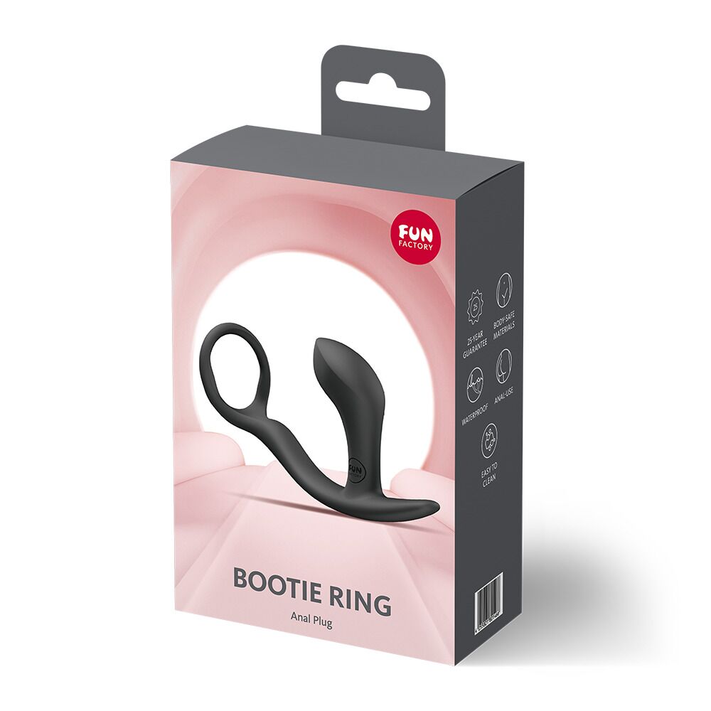 Анальная пробка с эрекционным кольцом Fun Factory BOOTIE RING - превью 15