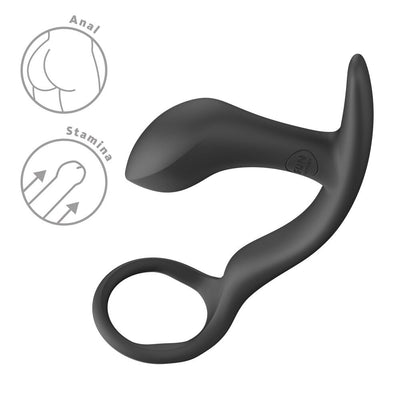 Анальная пробка с эрекционным кольцом Fun Factory BOOTIE RING - фото 13