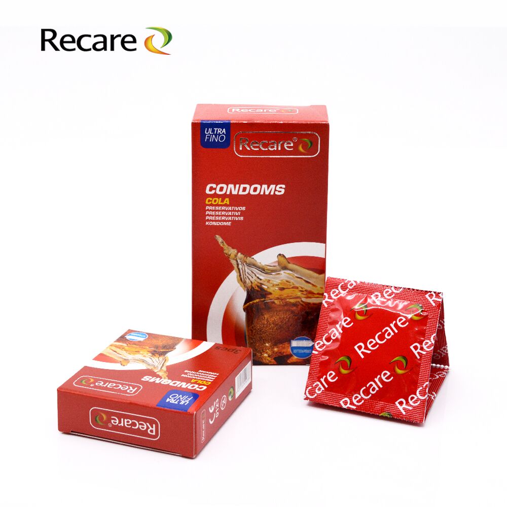 Презервативи Recare Cola Dotted&Ribbed Condoms - превʼю 5