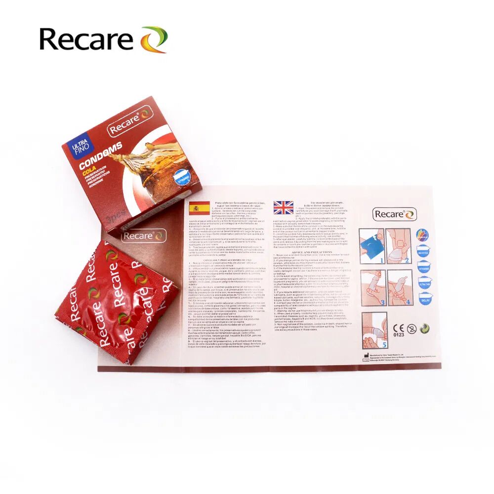 Презервативи Recare Cola Dotted&Ribbed Condoms - превʼю 3