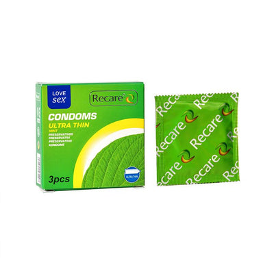 Презервативы Recare Ultra Thin Mint Condoms  - фото 1