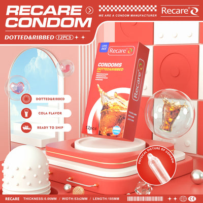 Презервативи Recare Cola Dotted&Ribbed Condoms - фото 12