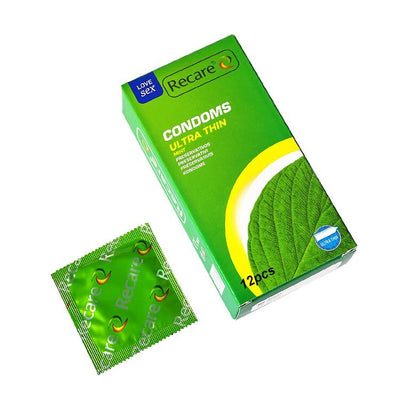 Презервативы Recare Ultra Thin Mint Condoms  - фото 6