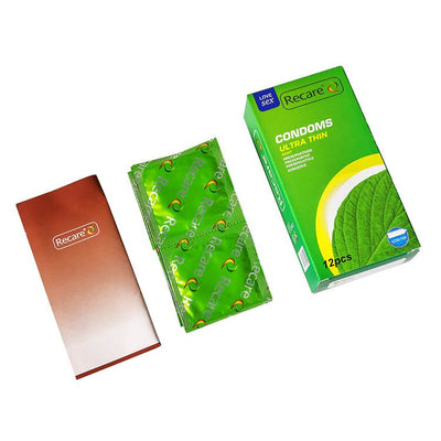 Презервативы Recare Ultra Thin Mint Condoms  - фото 7