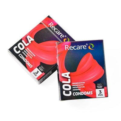 Презервативы Holographic Recare Cola Dotted&Ribbed Condoms  - фото 3