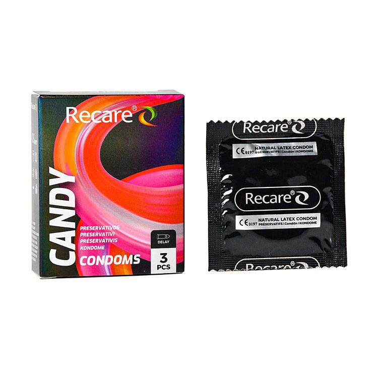 Презервативы Holographic Recare Delay Candy Condoms, пролонгирующий эффект - превью 7
