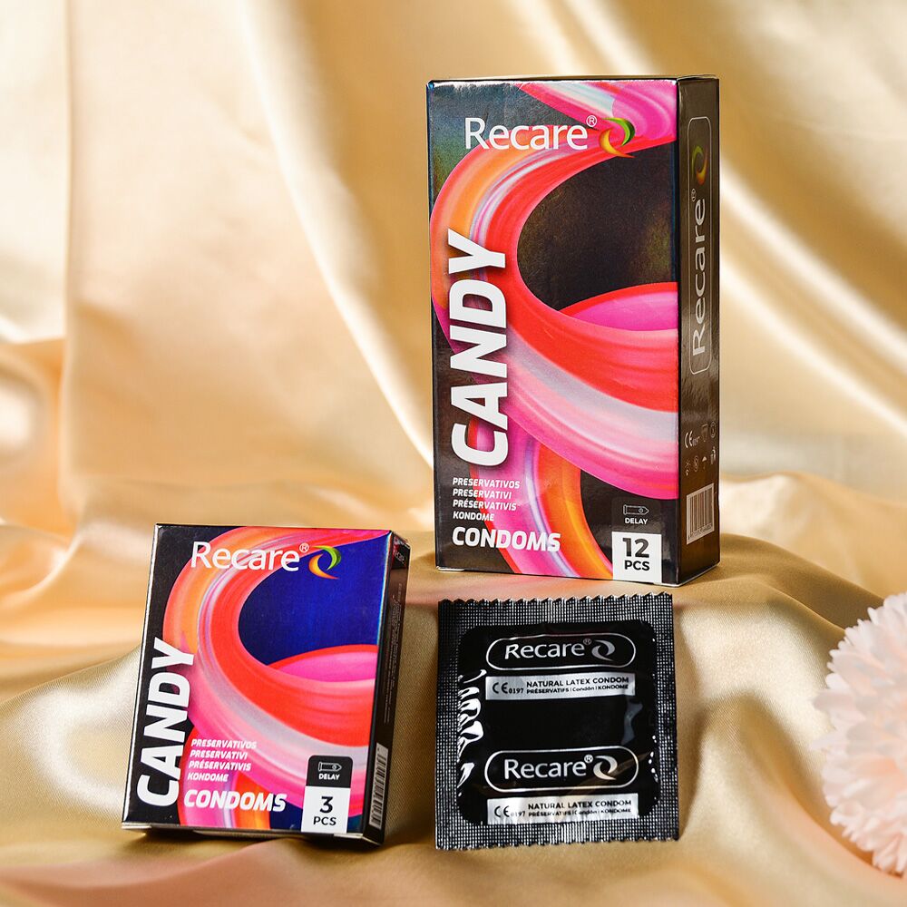 Презервативы Holographic Recare Delay Candy Condoms, пролонгирующий эффект - превью 11