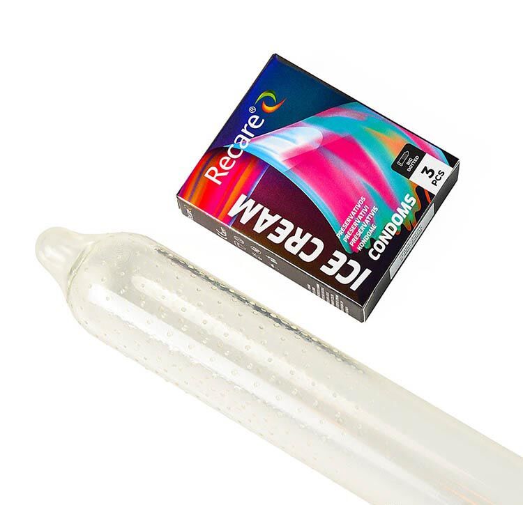 Презервативи Holographic Recare Ice Cream Big Dotted Condoms - превʼю 11