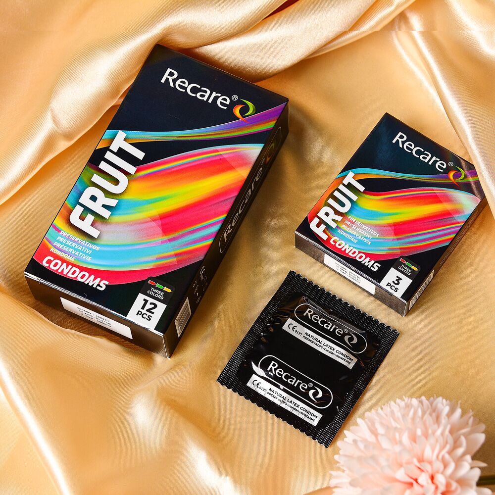 Презервативы Holographic Recare Color Fruit Flavour Condoms  - превью 12