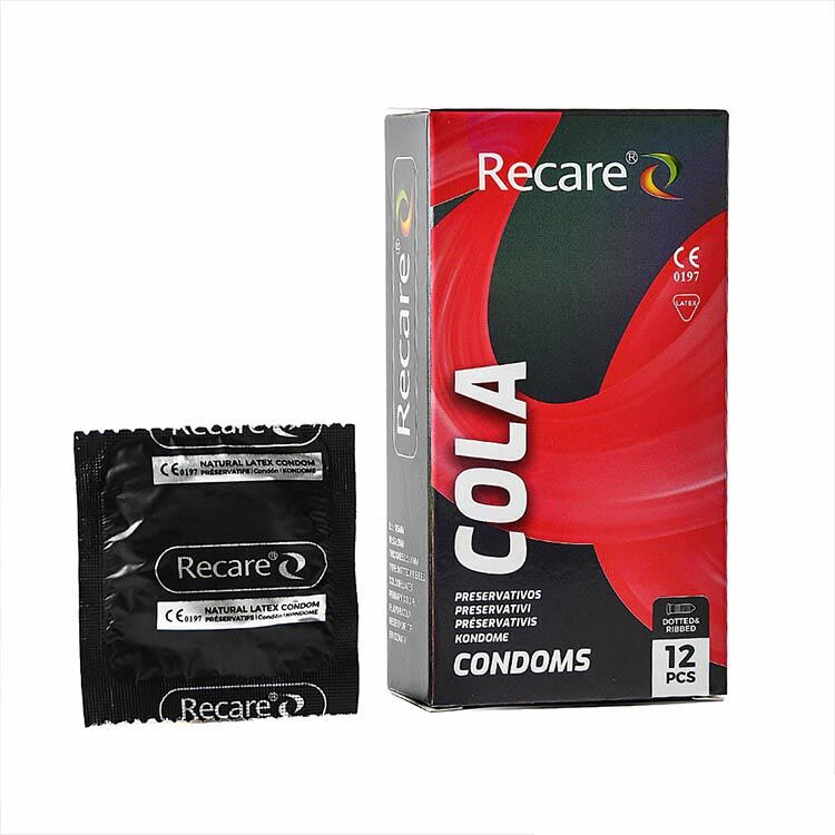 Презервативы Holographic Recare Cola Dotted&Ribbed Condoms  - превью 7