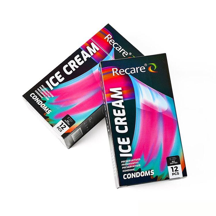 Презервативи Holographic Recare Ice Cream Big Dotted Condoms - превʼю 4
