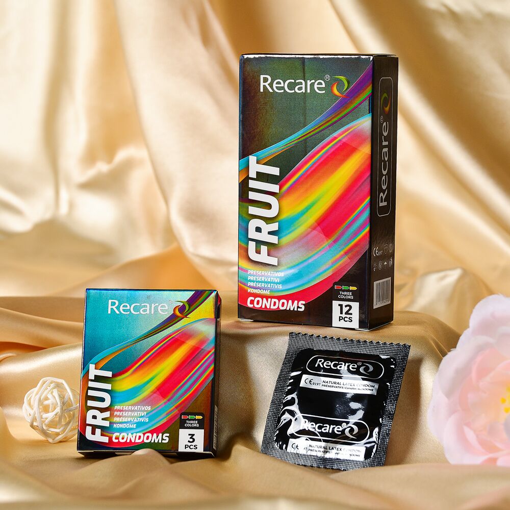 Презервативы Holographic Recare Color Fruit Flavour Condoms  - превью 6