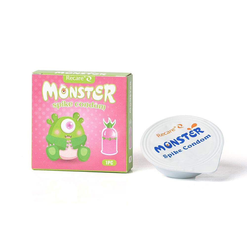 Насадка на член Recare Green Monster Spike Condom - превью 3