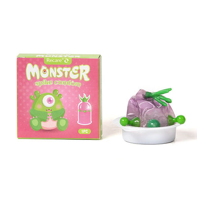 Насадка на член Recare Green Monster Spike Condom - фото 1