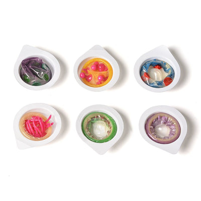 Насадка на член Recare Yellow Monster Spike Condom - фото 6