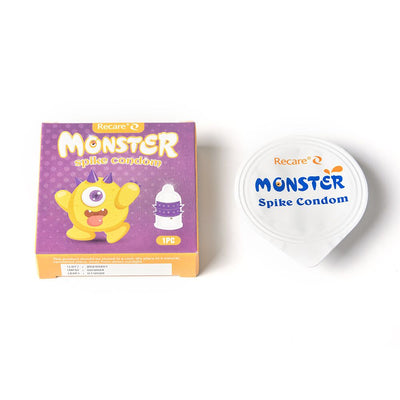 Насадка на член Recare Yellow Monster Spike Condom - фото 4