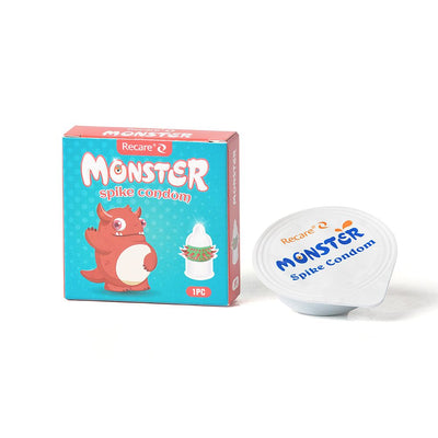 Насадка на член Recare Red Monster Spike Condom  - фото 3