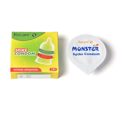 Насадка на член Recare Spike Condom Green  - фото 4