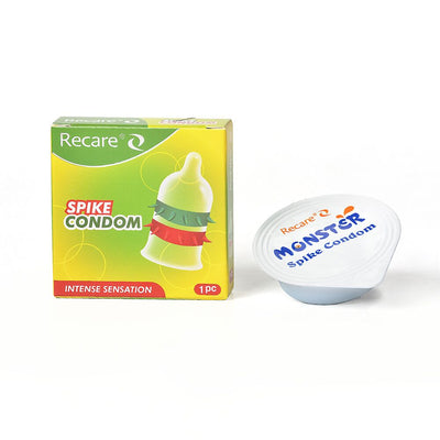 Насадка на член Recare Spike Condom Green  - фото 3