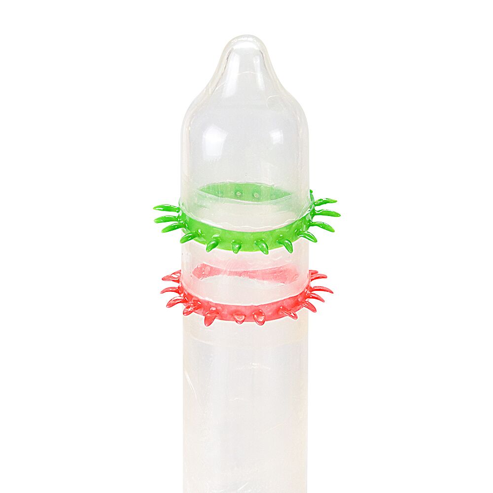 Насадка на член Recare Spike Condom Green  - превью 2