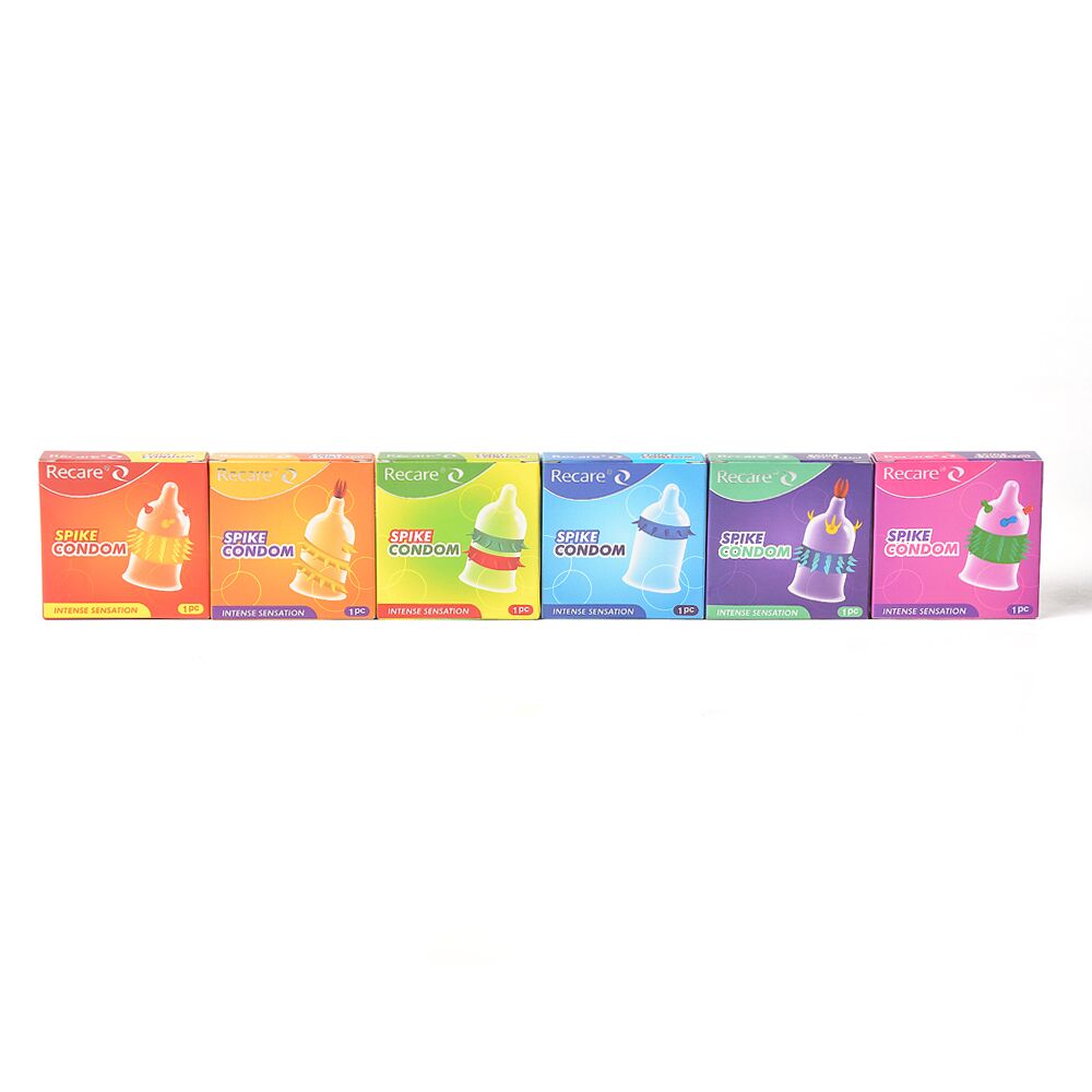 Насадка на член Recare Spike Condom Pink - превью 10
