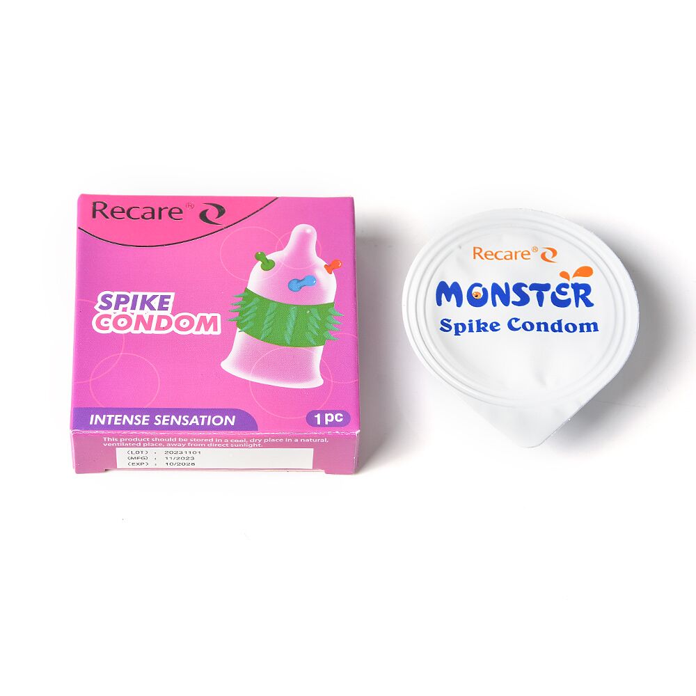 Насадка на член Recare Spike Condom Pink - превью 4