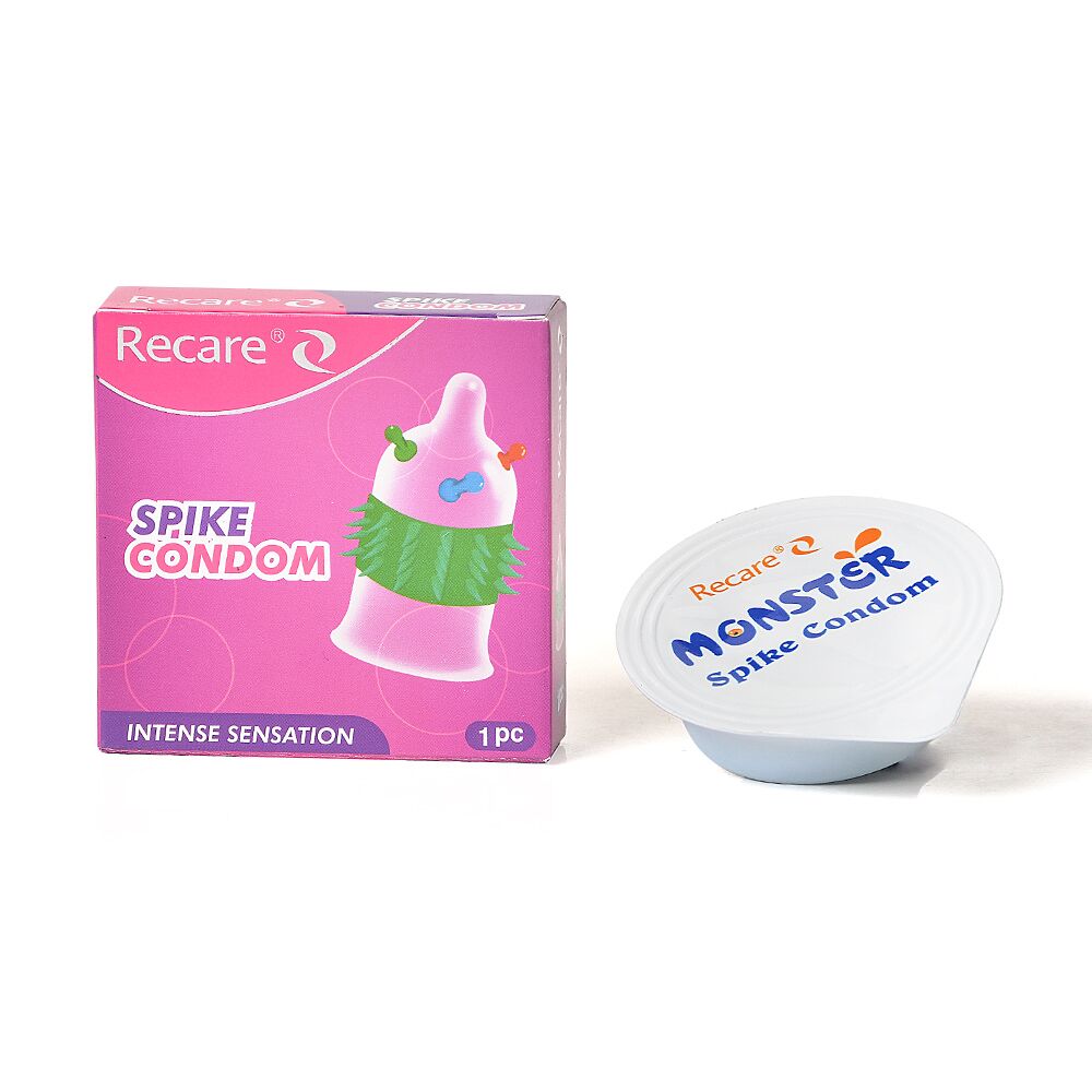Насадка на член Recare Spike Condom Pink - превью 3