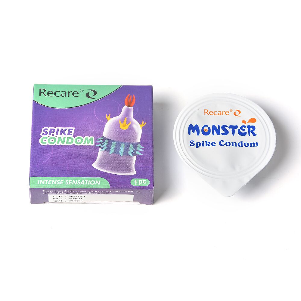 Насадка на член Recare Spike Condom Purple - превью 4