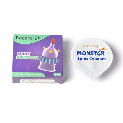 Насадка на член Recare Spike Condom Purple - фото 4