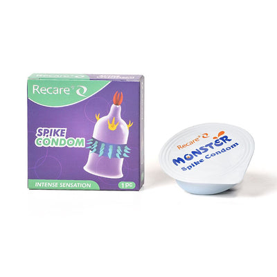 Насадка на член Recare Spike Condom Purple - фото 3