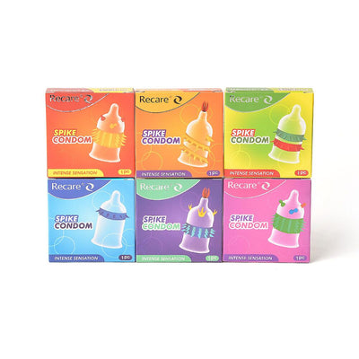 Насадка на член Recare Spike Condom Yellow - фото 9