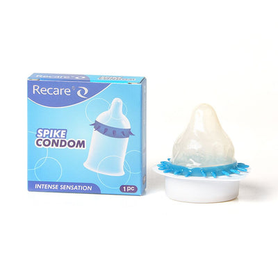 Насадка на член Recare Spike Condom Blue - фото 1