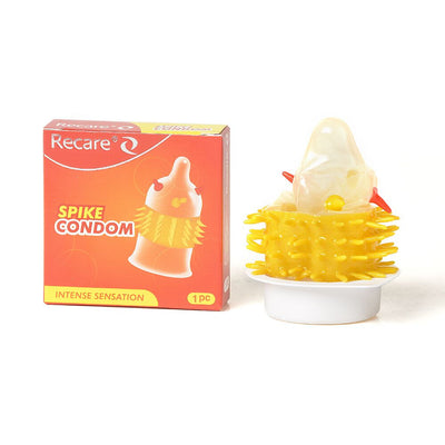 Насадка на член Recare Spike Condom Orange  - фото 1