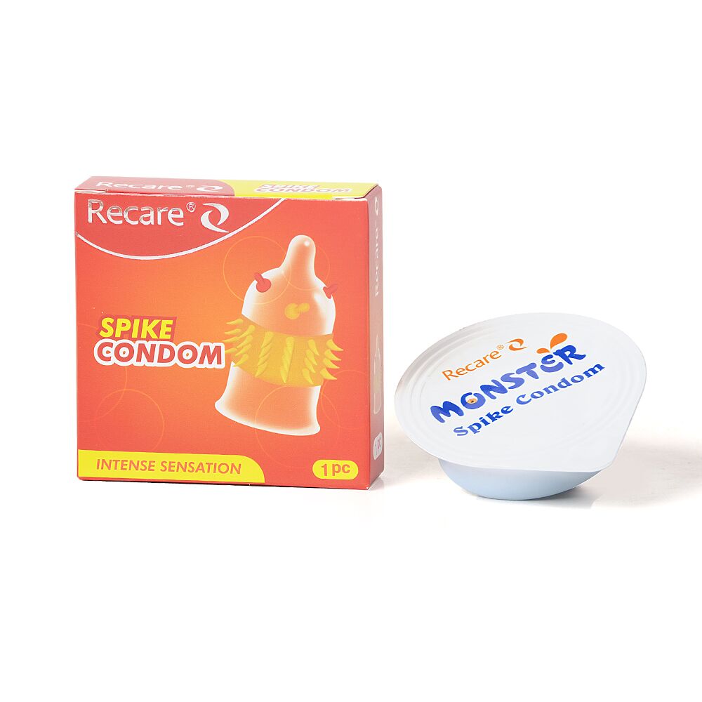 Насадка на член Recare Spike Condom Orange  - превью 3