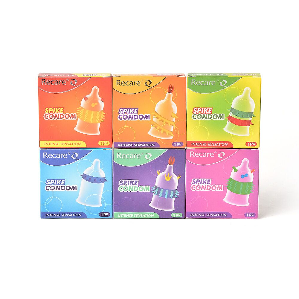 Насадка на член Recare Spike Condom Orange  - превью 9