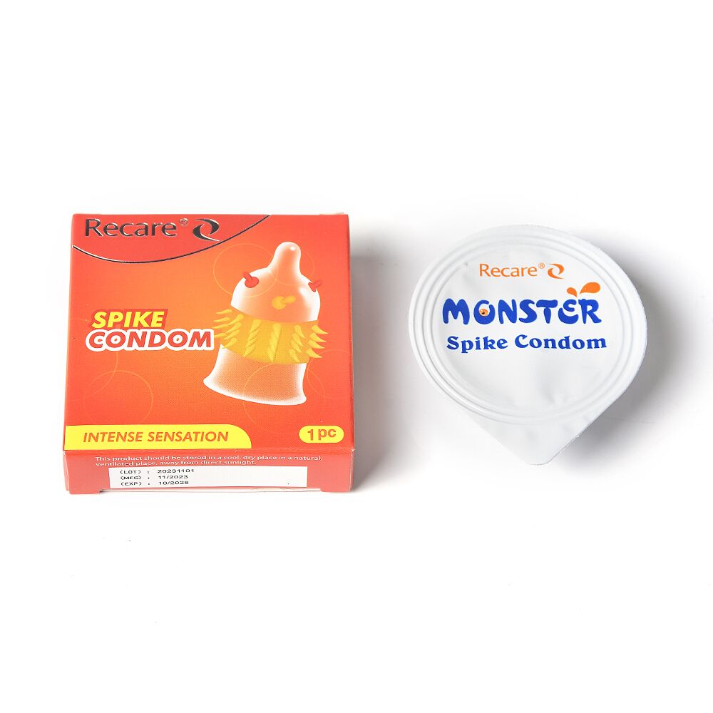 Насадка на член Recare Spike Condom Orange  - превью 4