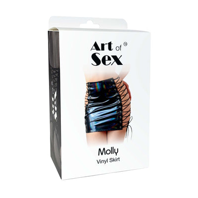 Лакированная юбка на шнуровке Art of Sex - Molly - фото 15