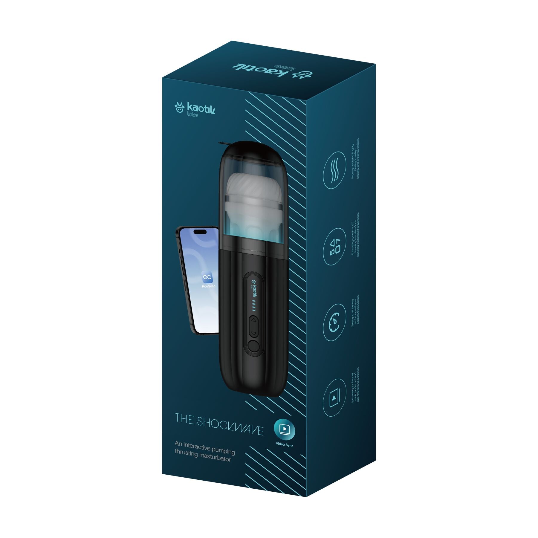 Смарт-мастурбатор Kaotik Labs The Shockwave - превью 10