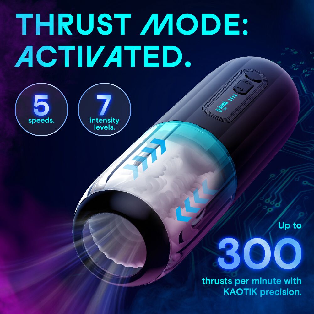 Смарт-мастурбатор Kaotik Labs The Shockwave - превью 12