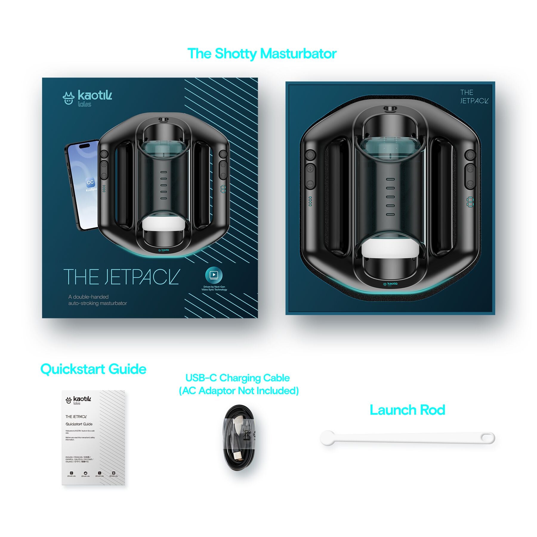 Смарт-мастурбатор Kaotik Labs The Jetpack - превью 7