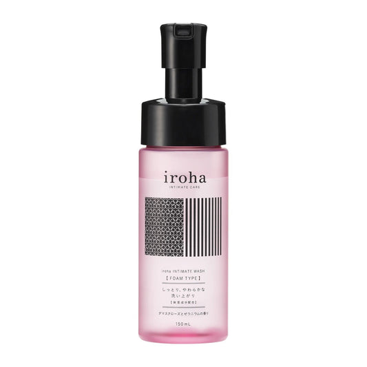Пена для интимного ухода Iroha Intimate Wash Foam Type Damask Rose and Geranium