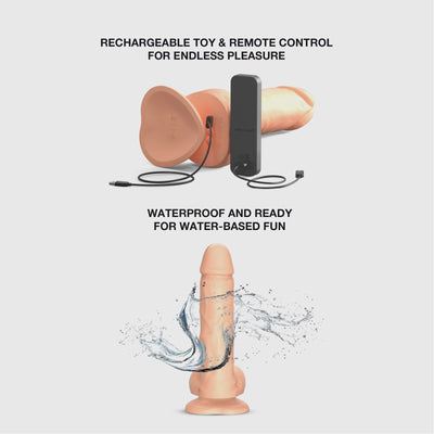Фаллоимитатор с вибрацией и ротацией Strap-On-Me Rotating & Vibrating Realistic Dildo - фото 3