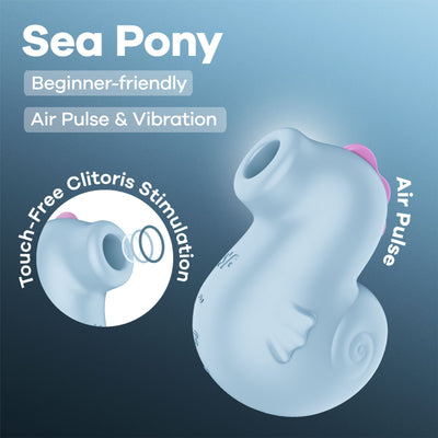 Вакуумный клиторальный стимулятор Satisfyer Sea Pony - фото 6