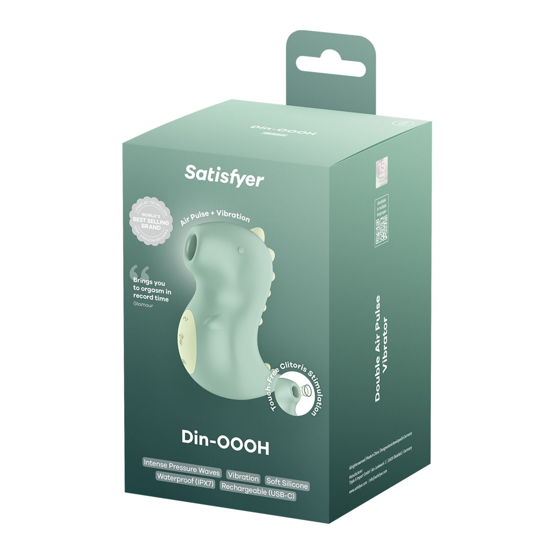 Вакуумный клиторальный стимулятор Satisfyer Din-OOH - превью 5