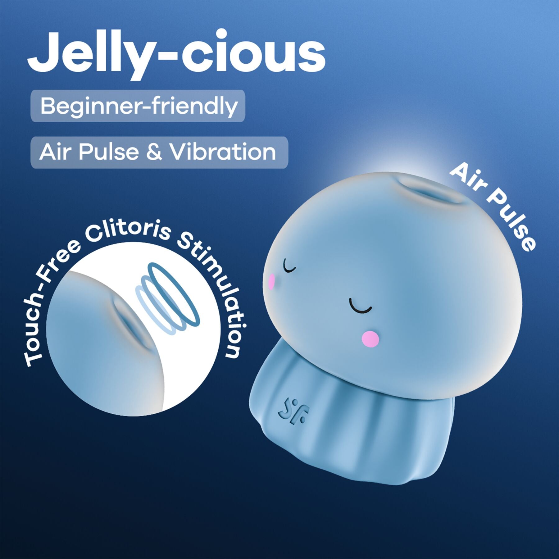 Вакуумный клиторальный стимулятор Satisfyer Jelly-cious - превью 6