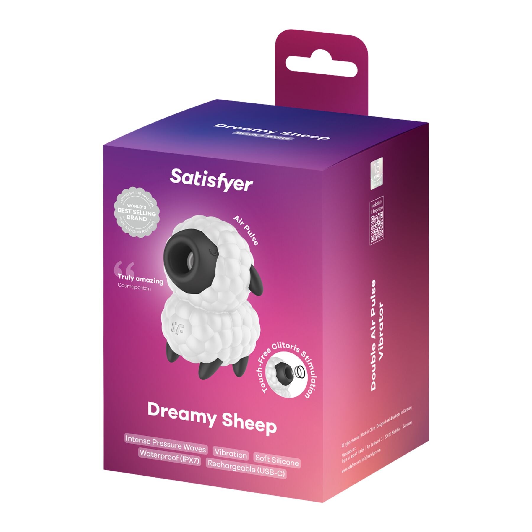 Вакуумный клиторальный стимулятор Satisfyer Dreamy Sheep - превью 5