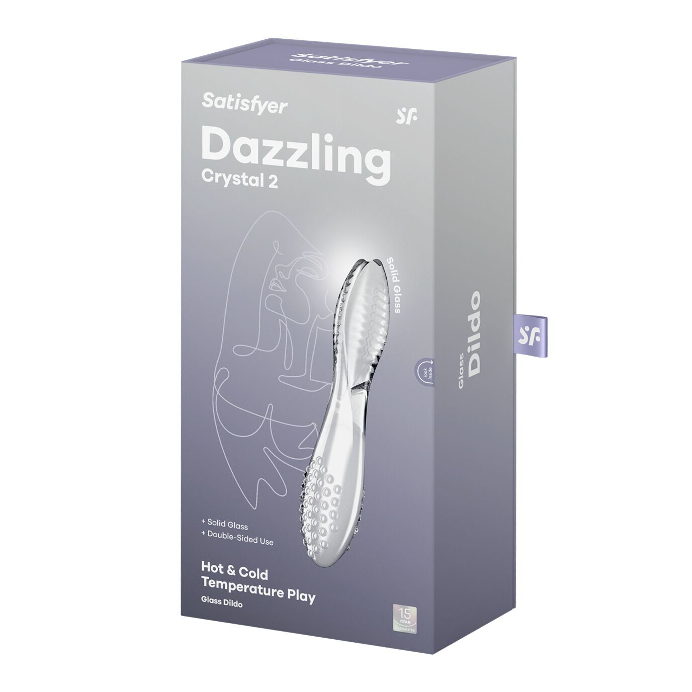 Двусторонний стеклянный дилдо Satisfyer Dazzling Crystal 2  - превью 5