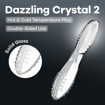Двусторонний стеклянный дилдо Satisfyer Dazzling Crystal 2  - фото 6